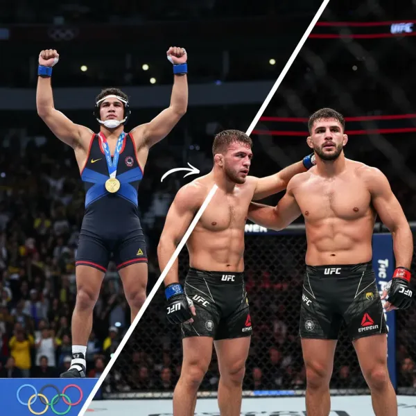 From Olympic Glory to MMA Reality: How Bo Nickal Guides Gable Steveson Through the Hype