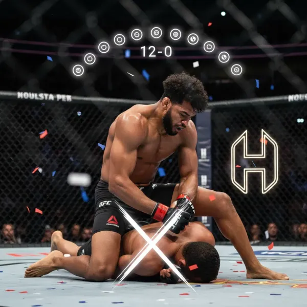Jacobe Smith Remains Perfect at 12-0 with Stunning Ground-and-Pound Victory at UFC Houston