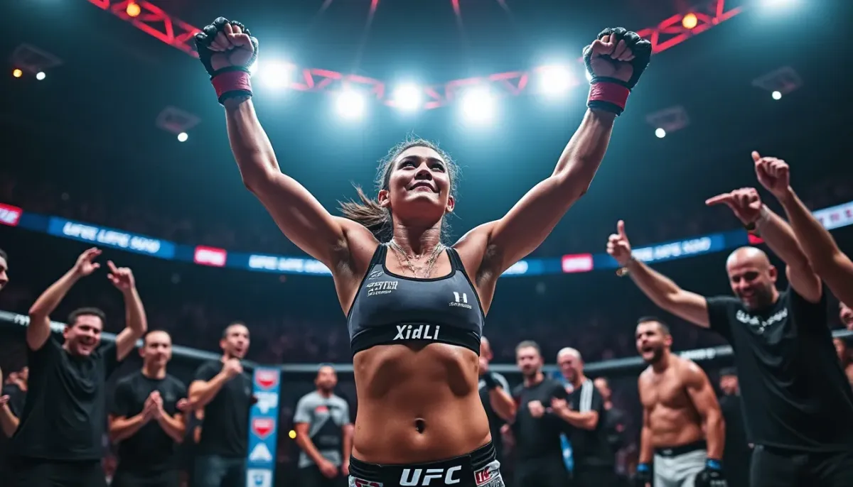 Lei Ying Lee, known as Xia Li, triumphs in her MMA debut