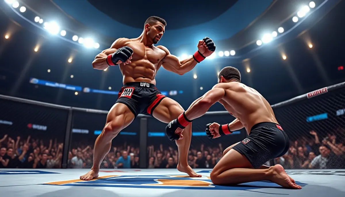 Renato Canuto, IBJJF champion, makes his MMA debut with devastating body kicks on a grounded rival
