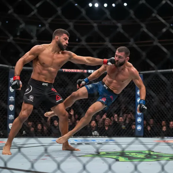 Uros Medic Delivers Spectacular Knockout Against Geoff Neal at UFC Houston