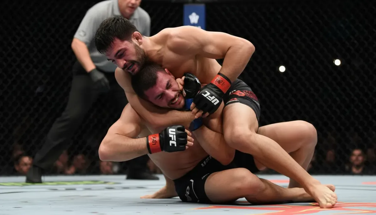 Alberto Montes Proves His Grappling Dominance with Textbook D'Arce Choke at UFC 326