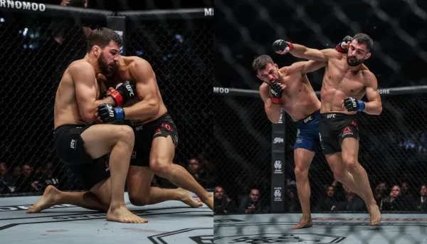 Borralho Displays Superior Grappling and Striking Against de Ridder at UFC 326