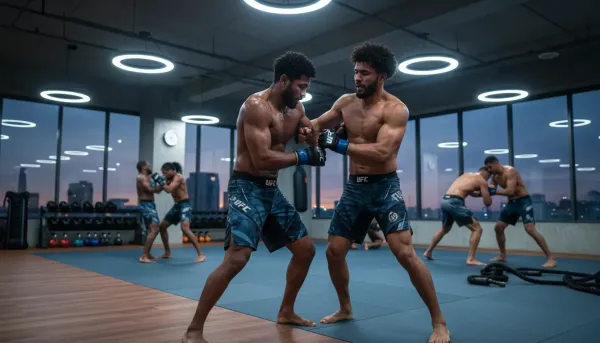Elite UFC Fighters Build Championship Form Through Intense Training Partnerships