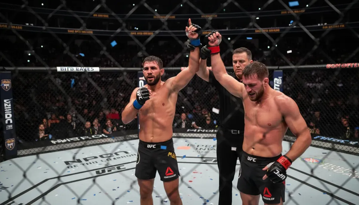 Evloev Secures Majority Decision Victory Over Murphy at UFC London Despite Striking Struggles