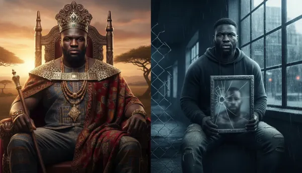 De Reis Africanos à Realidade Cruel: Ngannou Quebra Silêncio sobre Derrota Devastadora de Adesanya