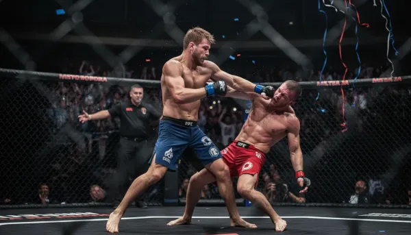 Gino van Steenis überrascht Mark Ewen mit explosivem Knockout beim PFL Madrid Event