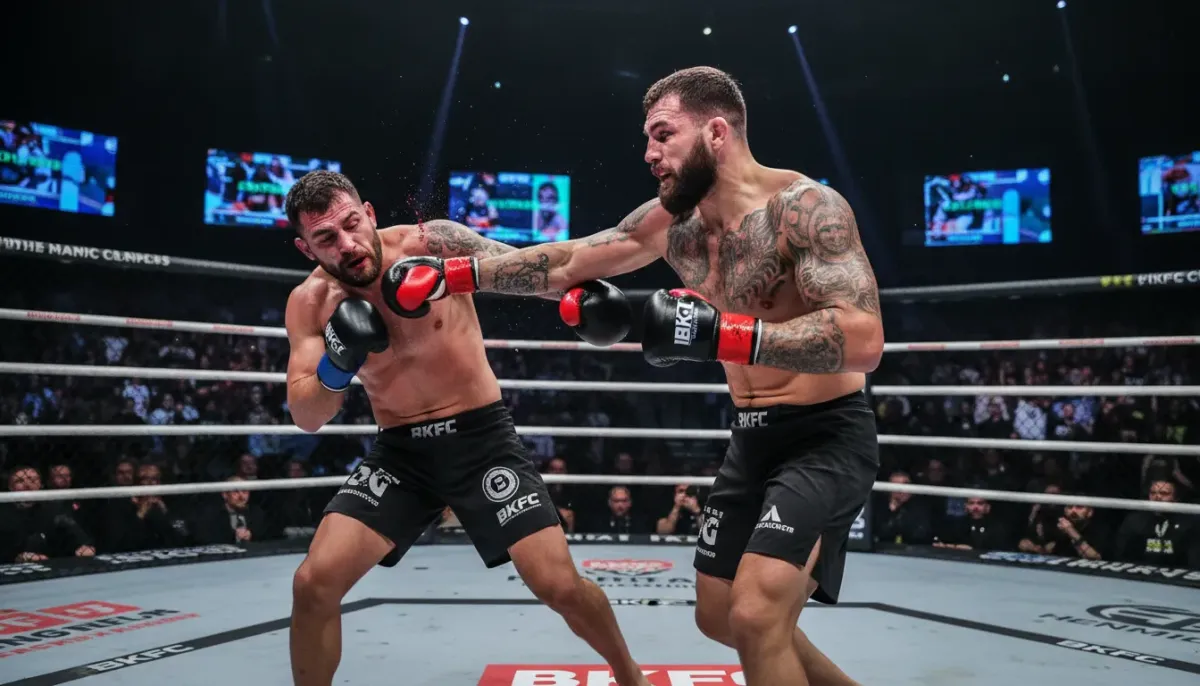 Gzim Selmani marque ses débuts à la BKFC avec une victoire par KO impressionnante contre Daniel Curtin à Newcastle