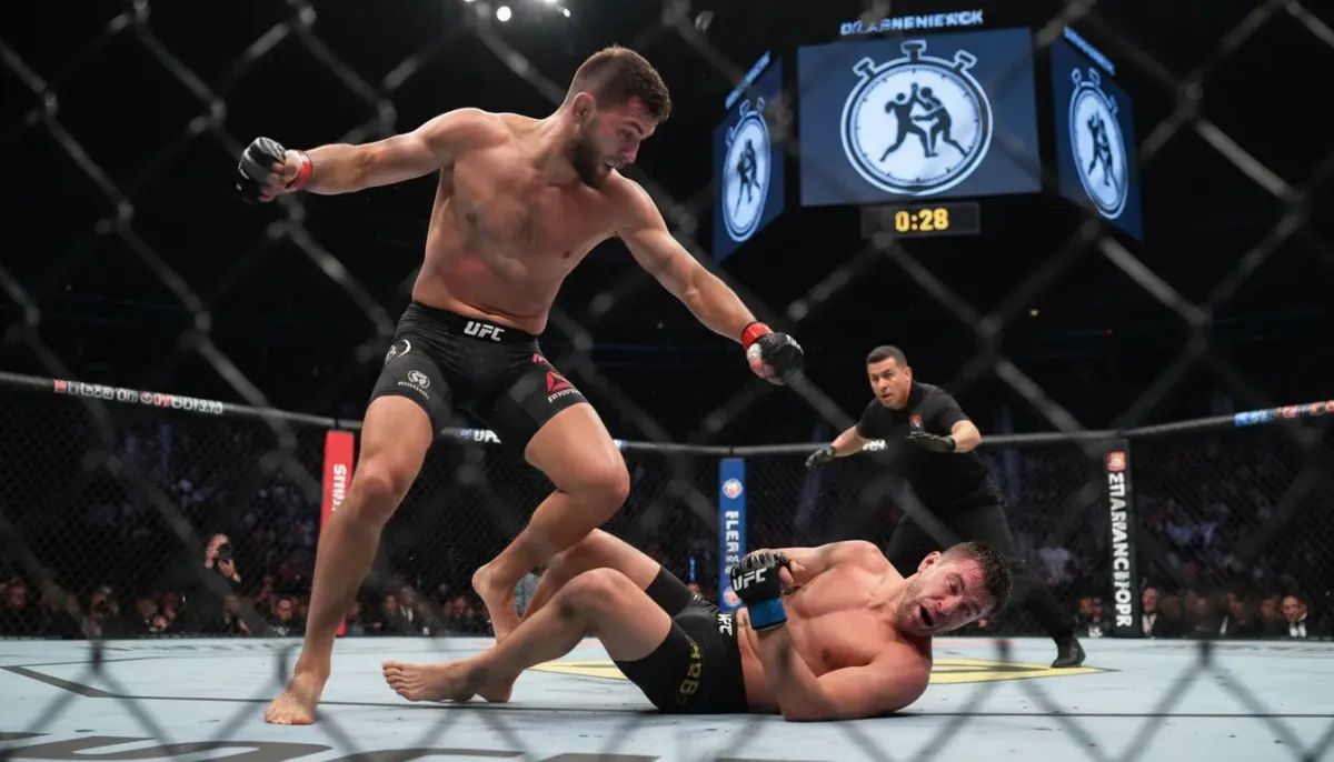 Iwo Baraniewski Demolishes Austen Lane in Record-Breaking 28 Seconds at UFC London
