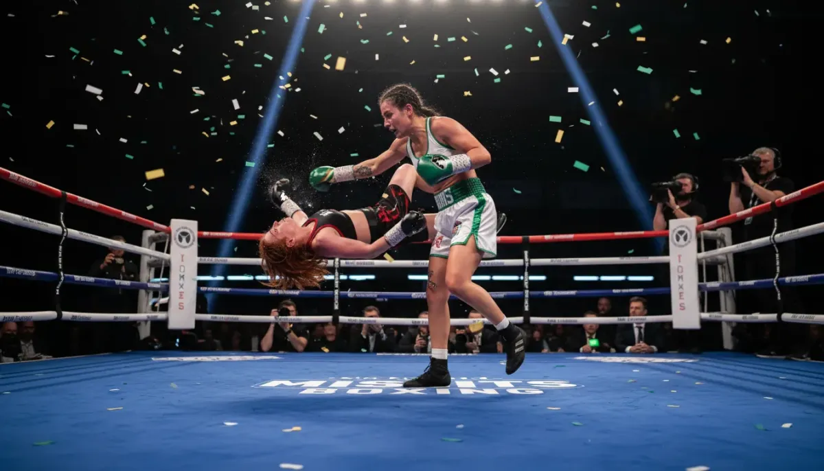 Jade Jones dominiert Misfits Boxing Debüt mit spektakulärem Knockout-Sieg