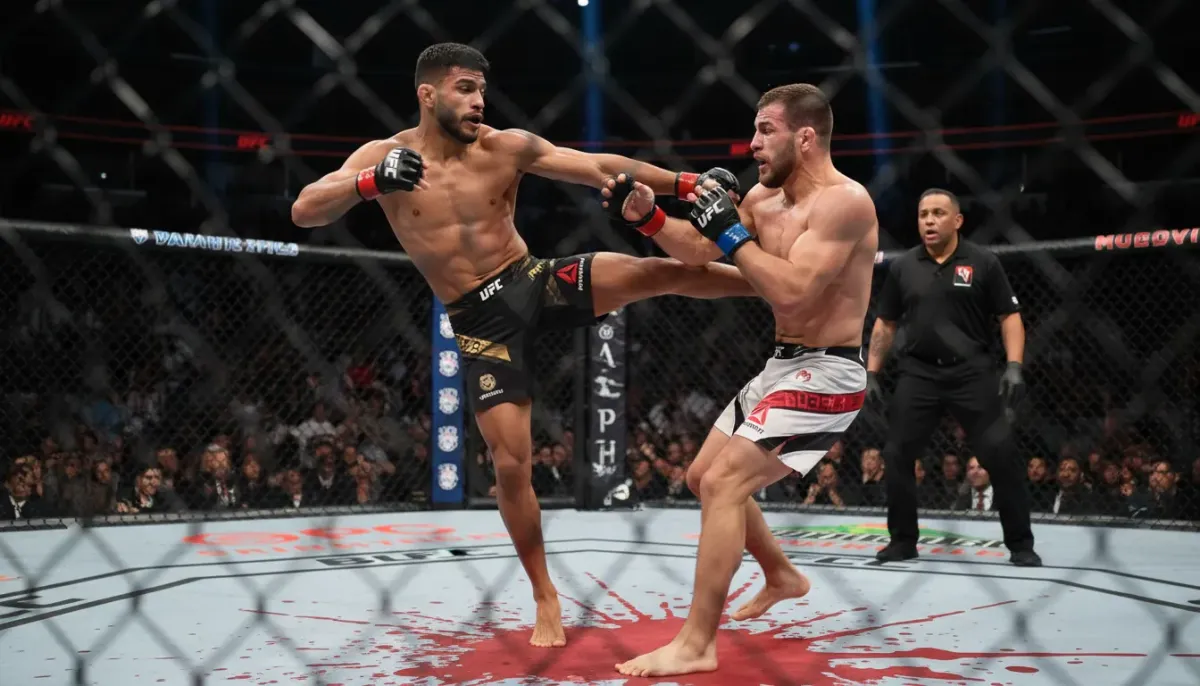 Kevin Vallejos Dominates Josh Emmett at UFC Vegas 114: Analysis of the Year's Most Impressive Fight Night Card