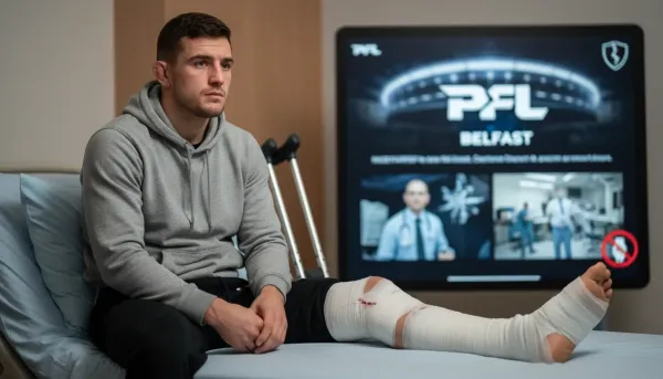 Paul Hughes muss sich von PFL Belfast zurückziehen: Knieoperation verhindert Heimspiel-Hauptkampf