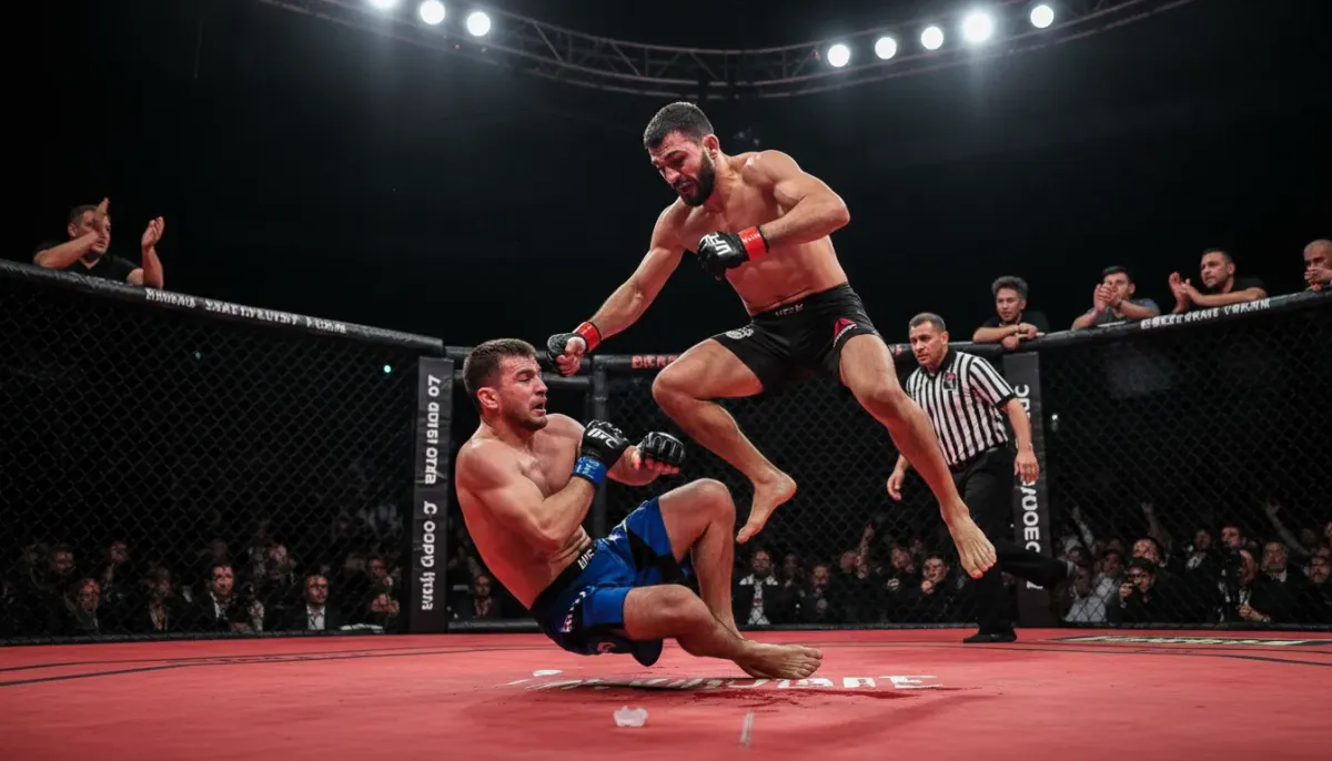 Tsarukyan Secures Dominant Victory Over Poullas in RAF 7 Main Event Showdown