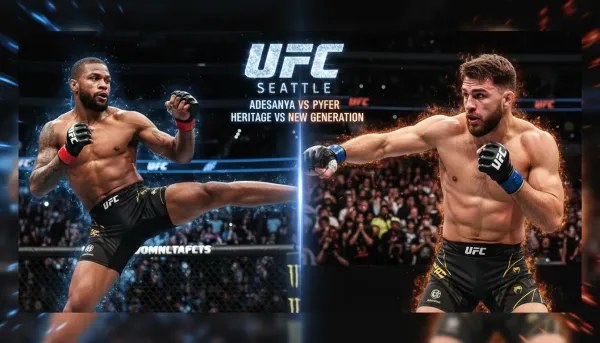 UFC Seattle : Adesanya face à Pyfer, un choc entre l'héritage et la nouvelle génération