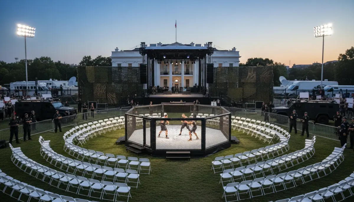 UFC White House Event Raises Security and Timing Questions Amid Geopolitical Tensions