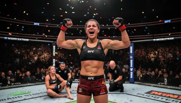 Alice Pereira Delivers Spectacular Second-Round Knockout at UFC Vegas 115 Against Hailey Cowan