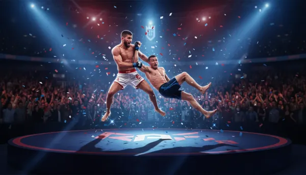 Arman Tsarukyan's Dominant RAF 8 Victory: The Incredible Moment He Propelled Urijah Faber Off Stage
