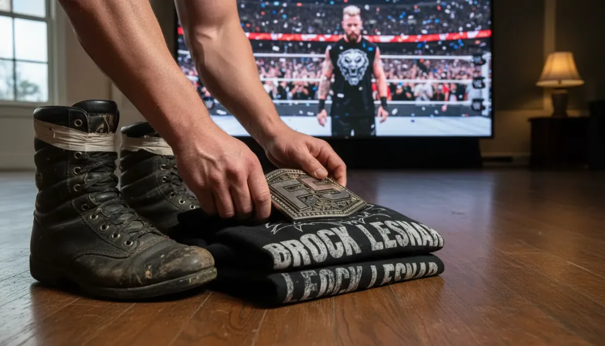 Brock Lesnar Cuelga Sus Botas: La Leyenda de la Lucha Libre Se Retira Después de su Derrota en WrestleMania