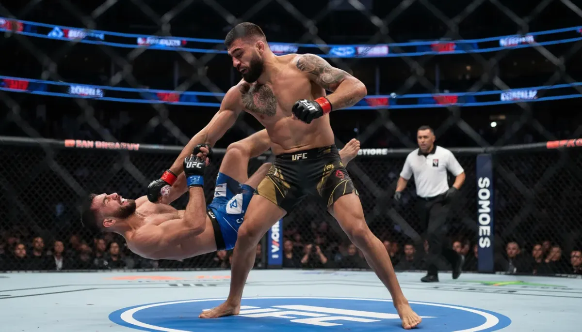 Gokhan Saricam Announces His UFC Arrival with Stunning Knockout Victory at Winnipeg