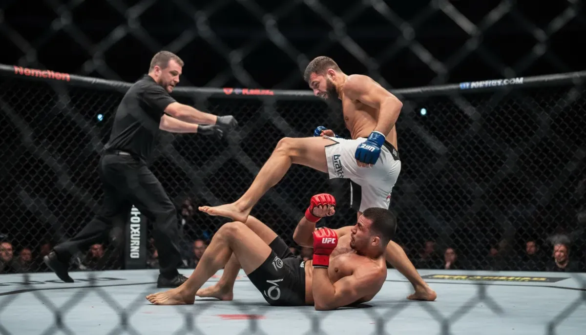UFC Vegas 115: Como um Chute de Futebol Ilegal Levou a Apenas uma Penalidade Menor e uma Vitória Controversa