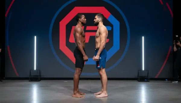 UFC Vegas 116 Weigh-Ins: Sterling and Zalal Set for Saturday's Featherweight Battle