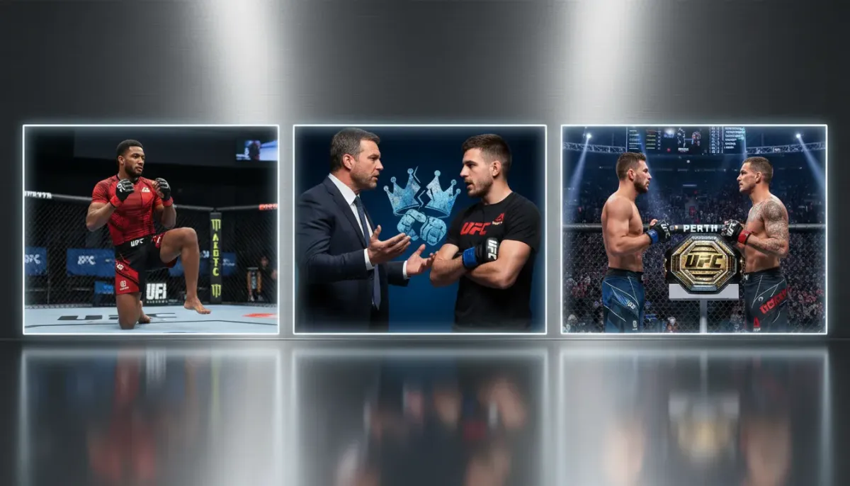 UFC's Biggest Storylines: Sterling's Title Ambitions, Leadership Controversy, and Perth's Championship Clash