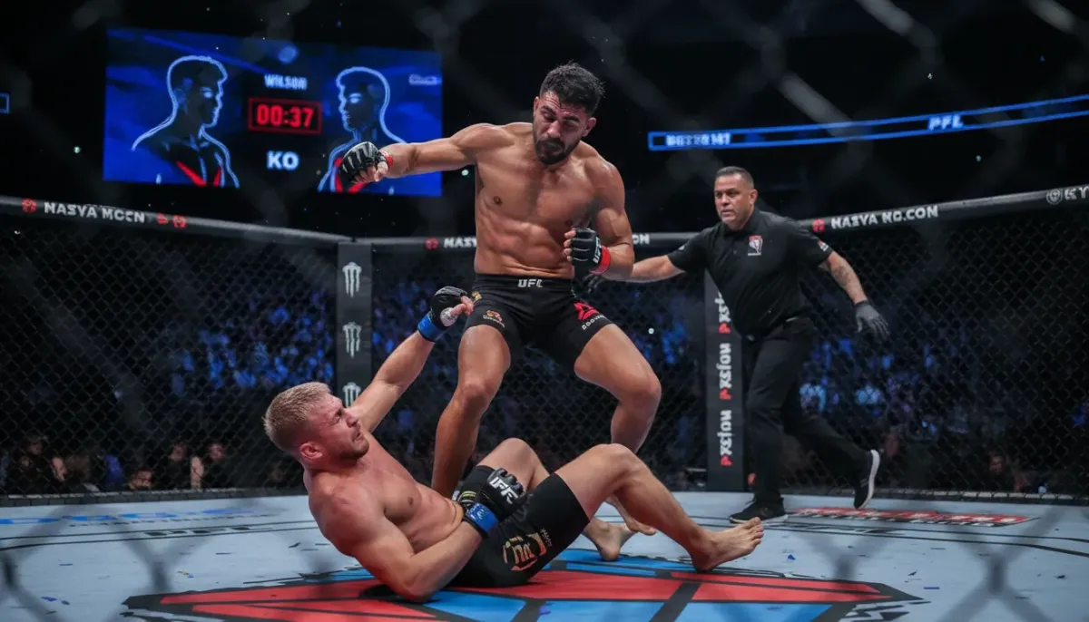 Wilson Delivers Stunning 37-Second Knockout Against Undefeated Kelly at PFL Belfast Main Event