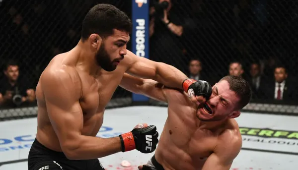 Yoel Romero besiegt Alex Nicholson mit brutaler Kieferbruch-Finish bei Gamebred Bareknuckle MMA