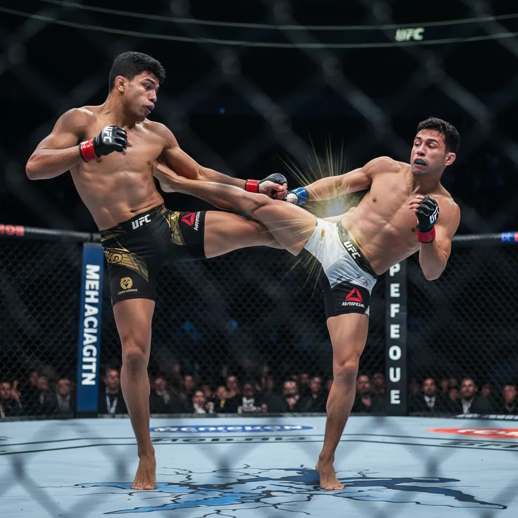 Melquizael Costa Makes History: Stunning Spinning Back Kick Ends Dan Ige's Knockout-Free Run
